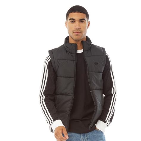 adidas Originals padded vest in black 